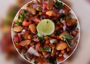 New Recipe Raw chana almond salad Restaurant Style
