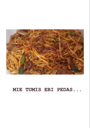 Foto resep Mie Tumis Ebi Pedas