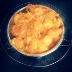 A picture of Onion Paneer.