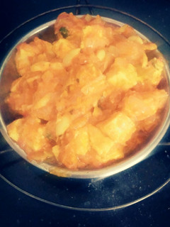A picture of Onion Paneer.