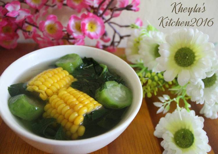 Sayur Bening Bayam Oyong super simple