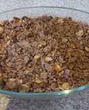 بطاطا (سوفليه) بوريه باللحمة والفطر