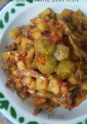 Foto resep Sambal Kentang Ikan Asin