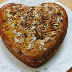 A picture of Banana walnut cake 🎂.