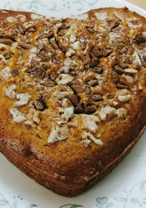 A picture of Banana walnut cake 🎂.
