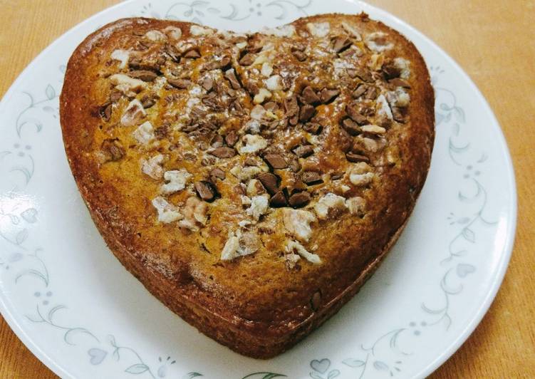 banana walnut cake ? recipe main photo