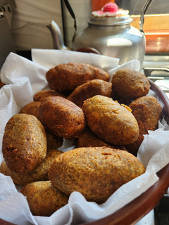 Una foto de Falafel de lentejas