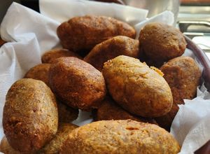 Una foto de Falafel de lentejas
