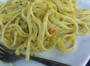 Una foto de Spaghetti with cream