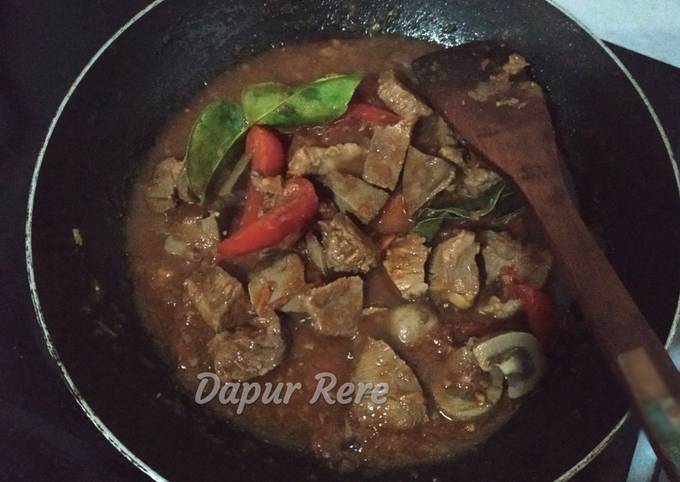 22. Oseng Daging Kambing ala Rere