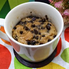 A picture of Eggless Peanut Butter Mug Cake.