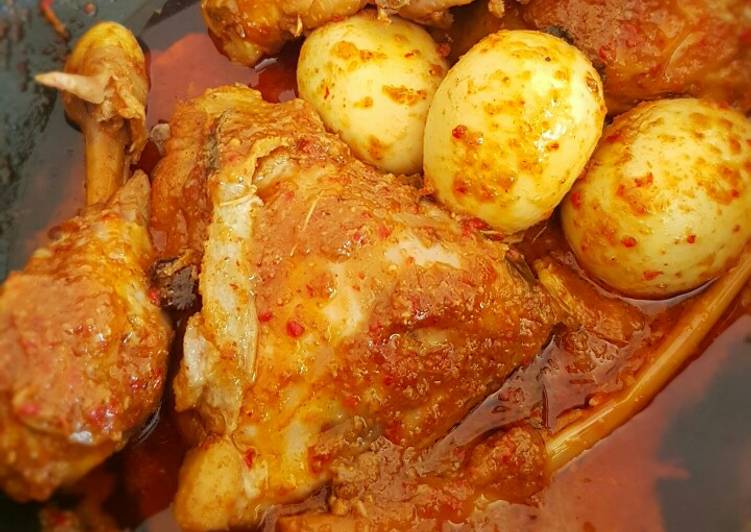 Langkah Mudah untuk Menyiapkan Rendang Ayam &amp; Telur Anti Gagal