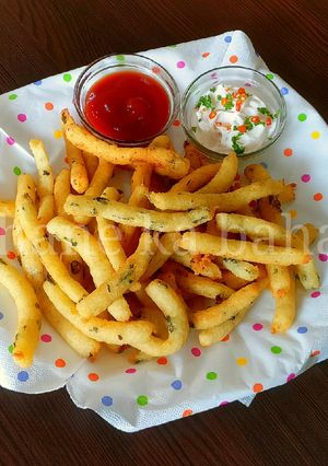 A picture of Potato Suji Fingers.