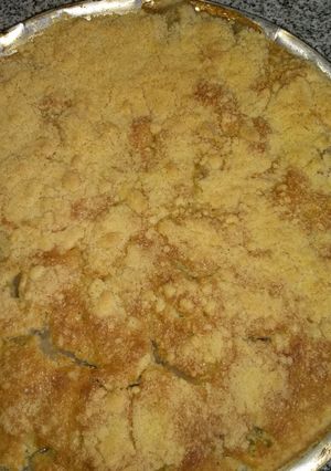 Una foto de Crumble de manzana sin masa