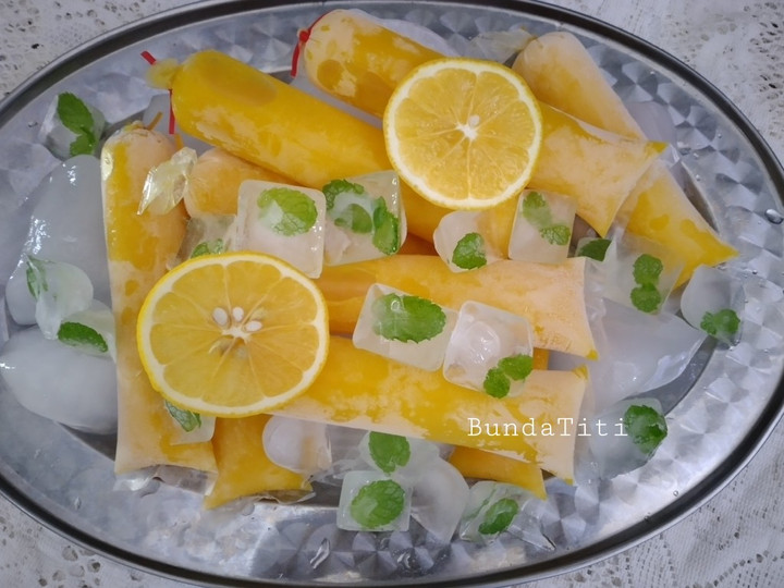 Resep 541.Es lilin Mangga Lemon🥭🍋 Anti Gagal