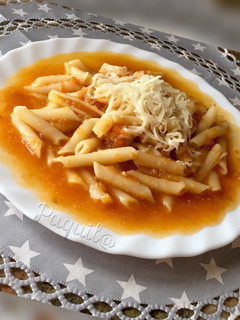 Una foto de Pisto con macarrones (receta de aprovechamiento con tomates 🍅maduros)