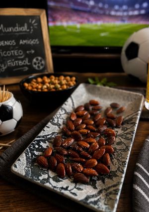 Una foto de Almendras fritas