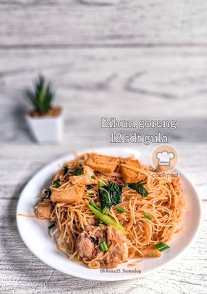 Gambar Bihun 12 sudu teh gula viral