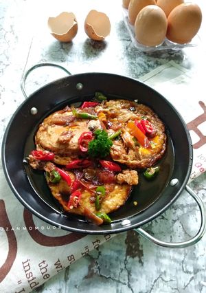 Foto resep Telur ceplok masak kecap