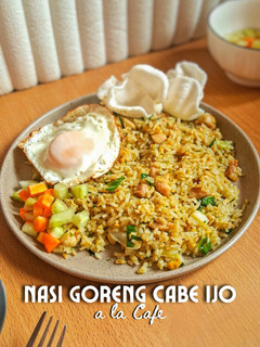 Foto resep Nasi Goreng Cabe Ijo a la Cafe