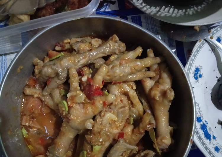 Resep: Ceker Pedas Empuk yang Lezat