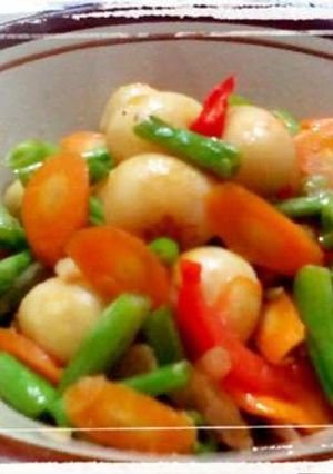 Foto resep Tumis Buncis Wortel & Telur Puyuh