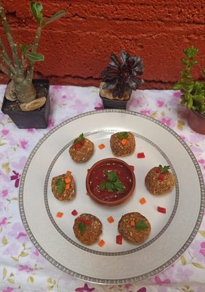 Una foto de Croquetas de zanahoria🥕🧆 ❤