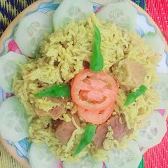 A picture of Beef pulaoo #cookpadapp.