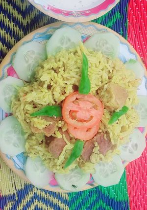 A picture of Beef pulaoo #cookpadapp.