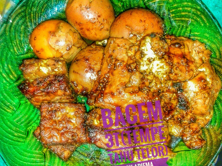 Resep Bacem 3T (Tempe Tahu Telor) yang Bisa Manjain Lidah