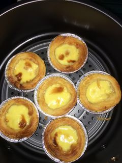 Hình của món Bánh tart trứng bằng nồi chiên không dầu.