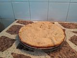Tarta de ricota y dulce de membrillo