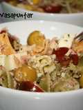 Ensalada de lacitos con vinagreta griega