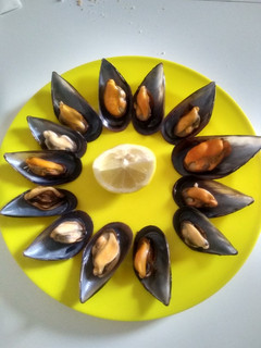 Una foto de Mejillones al vapor