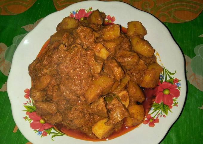 Rendang daging palsu/ untuk vegetarian