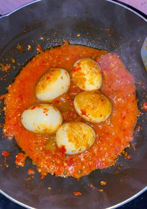 Foto resep Telur Balado Simple