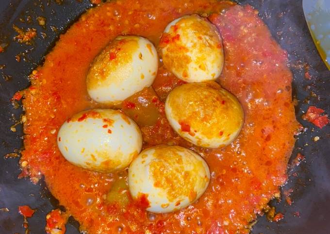 Resep Telur Balado Simple Oleh Linda Haryanti Cookpad