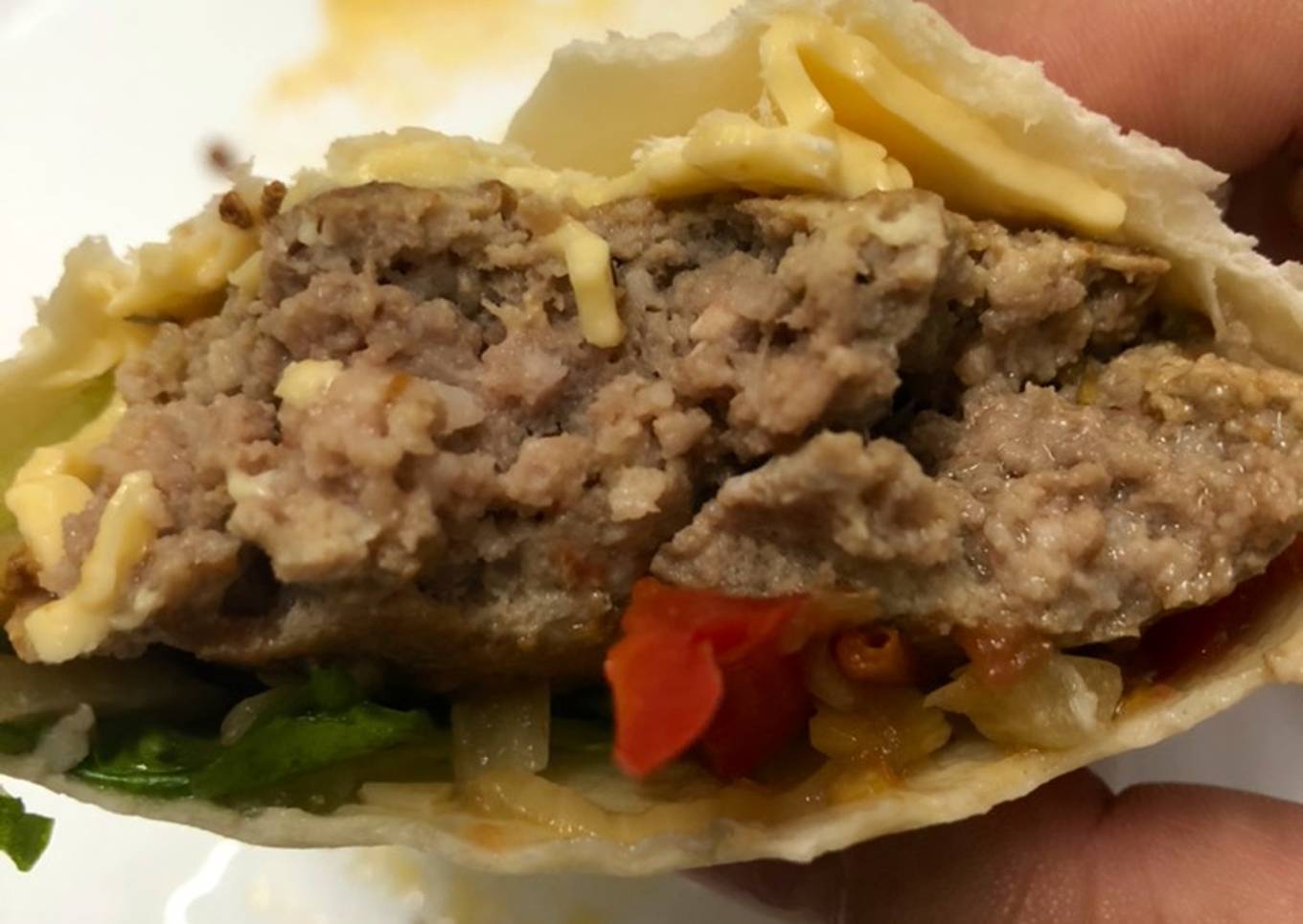 Hamburger wrap