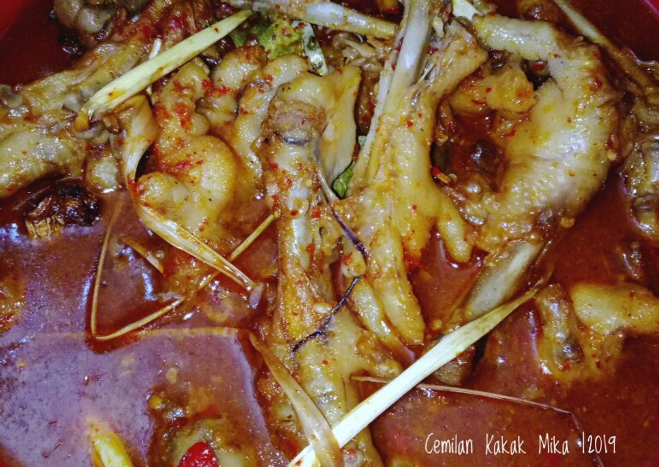 Ceker Ayam Pedes Manis