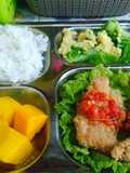 Ayam geprek oats diet sambal dadak gogong jeruk