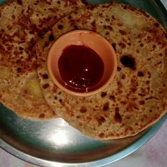 A picture of Aloo ka Paratha.
