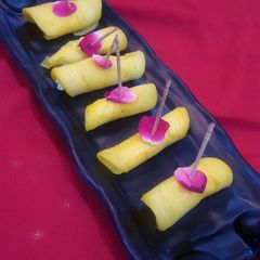 Mango Paneer Roll A picture of Mango Paneer Roll.