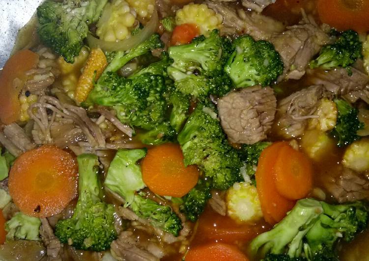 Cara memasak Ca brokoli daging sapi, Anti Gagal