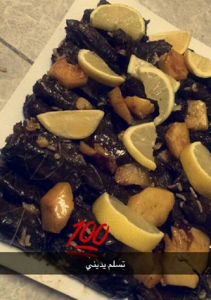 صورة لوصفة ورق عنب 💫
