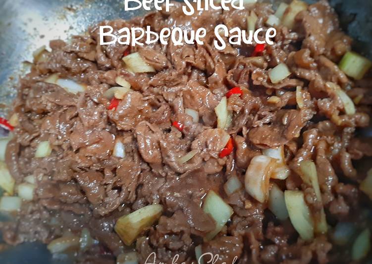 Resep Beef Slice Barbeque Sauce Anti Gagal