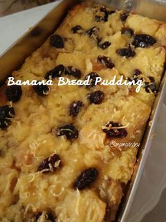 Foto resep BANANA BREAD PUDDING