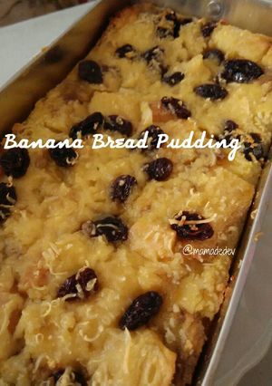Foto resep BANANA BREAD PUDDING