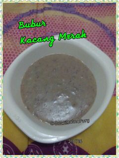 Foto resep MPASI- Bubur Kacang Merah