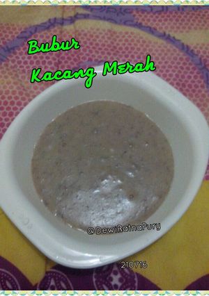 Foto resep MPASI- Bubur Kacang Merah