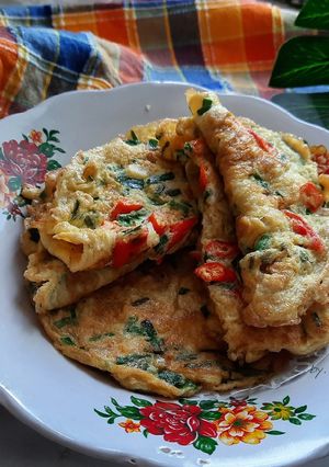 Foto resep Telur Dadar Daun Kucai